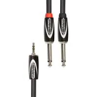 Roland 1/8 TRS - Dual 1/4 Interconnect Cable 5ft/1.5m