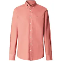 Hackett pour homme. HM3010539 Chemise oxford de coupe ajustée rouge (M), Casuel, Coton, Manche longue