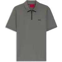 HUGO Dalomino 10257070 Short Sleeve Polo Gris M Homme