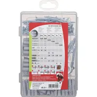 Fischer Group Meister Box Screws/hooks 75 Pieces Argenté