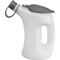 Pressol Béchers en polyéthylène 1,2l blanc / transparent avec couvercle / bouchon -10 / +110Grad C - 7522