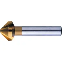 Magni Exact 50221 Fraise conique à lamer 6.3mm HSS TiN queue cylindrique 1p. (6,3 mm)