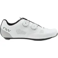 Northwave Hommes, Chaussures de cyclisme, Revolution (45.5), Gris, Blanc
