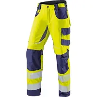 Kübler Pantalon d'été REFLECTIQ PSA 2 jaune-vert/bleu foncé Forme 2407 Taille 26 (26)