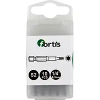 Fortis Embout 1/4' DIN3126 E6,3 TX10x 50mm a10pcs.FORTIS