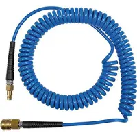 RIEGLER Set d'accouplement standard pour tuyau spiralé, PU, tuyau-à-12x8, 10,0 m