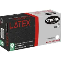 Stronghand Gants jetables Homme taille XL (10) beige clair Latex EN 420 EPI Catégorie I (10)