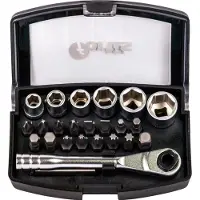 Fortis Assortiment d'embouts 24 pièces avec cliquet à embouts FORTIS (Porte-embout)