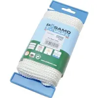 Magni Format 4011645044065 - corde en pa 6 mm tressée blanche enrouleur lg 20 m (20 m)
