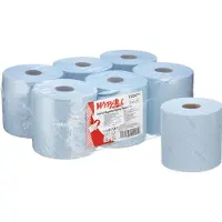 WypAll Aftørringspapir WypAll centerfeed blå 19,5cmx304m 1-lags 6rul/kar - (6 ruller pr. karton) (6 pcs)