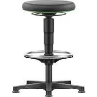BIMOS Tabouret Allround, mousse polyuréthane, avec patins et repose-pieds circulaire (53 - 81 cm)