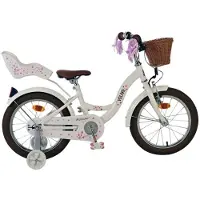 Volare Vélo enfant Blossom - Fille - 16 pouces - Blanc