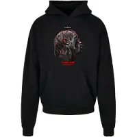 Mister tee Sweat-shirt 'Flying High' gris / anthracite / rouge feu / noir