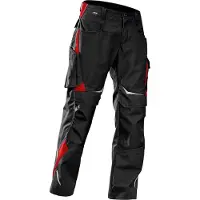 Kübler Pulsation Pantalon haut noir/rouge moyen 40 (40)
