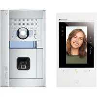 Bticino Flex ONE-Set Classe 300EOS with Netatmo & Sfera Allmetal incl. ekey-Fingerprint, smart Wi-F (WiFi)