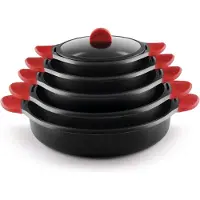 Castey Short+lid 40 Cm Saucepan Noir