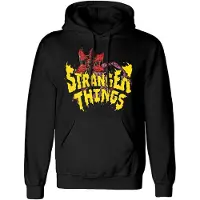 Heroes Inc Stranger Things Thrashin Logo Sweatshirt Noir S