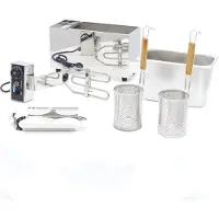 Maxima - Cuiseur de pâtes Gastro - 2 x 2 l - avec cuiseur de pâtes. 2 paniers