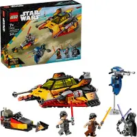 LEGO Le Snowspeeder en flammes