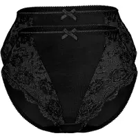 Sassa Slip 'CLASSIC LACE' noir