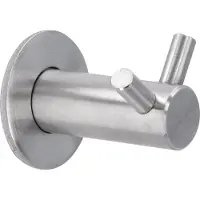 Siro Crochet pour manteaux Pechal largeur 35 mm, hauteur 35 mm, inox brossé