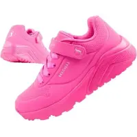SKECHERS Garçons, Baskets, Rosa Sneaker Uno Lite für Kinder, (35.5)
