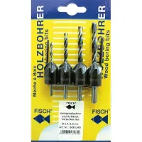 Pro-Fit Jeu de spiBo/fraisage en bois3-4-5-6mm sur carte Poisson