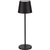 Nova Luce Lampe de table rechargeable Seina noir