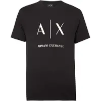 Armani Exchange T-Shirt noir / blanc