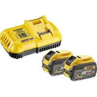DeWalt DCB118X2-QW Kit De Démarrage Batterie Li-Ion FlexVolt 18 / 54 V (2 X 9,0 Ah) + Chargeur