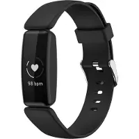 IMoshion Bracelet silicone pour le Fitbit Inspire 2 - Noir
