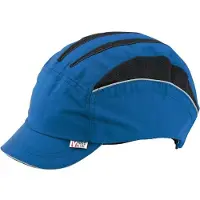 Magni Casquette antichoc VOSS-Cap neo bleu corail (53 - 61 cm)