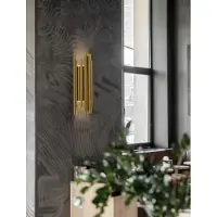 Nova Luce FELIX Applique murale LED Or 20W Blanc chaud 18x8,8x50cm 9287917 (1472 lm)