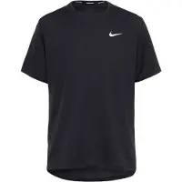 Nike T-Shirt fonctionnel 'Miler' noir / blanc