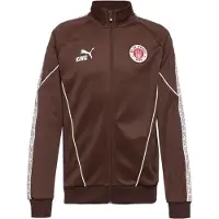 Puma Unisexe, Vestes de survêtement, Veste FCSP KING Anthem (M), Blanc, Marron, M