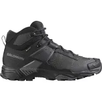 Salomon - Chaussures de randonnée en GORE-TEX - X Ultra 5 Mid GTX M Black / Asphalt / Castlerock - Taille 43 1/3 - Noir