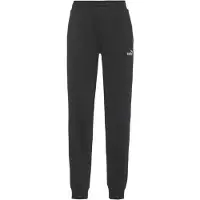 Puma Pantalon de sport 'ESS No. 1' noir / blanc