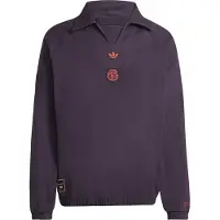 Adidas Sweat de sport 'FC Bayern München Terrace Icons' violet foncé / rouge vif