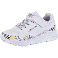 SKECHERS Uno Lite Heart Craze Couleur Blanc
