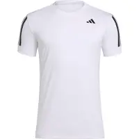 Adidas Club 3 Stripes Short Sleeve T-shirt Blanc 2XL Homme