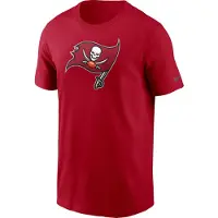 Nike Nfl Tampa Bay Buccaneers Logo Essential Short Sleeve T-shirt Rouge S Homme