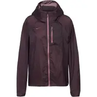 Hoka One One - Veste de trail running coupe-vent - W Skyflow Jacket Black Cherry pour Femme - Taille L - Noir