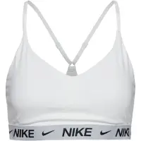 Nike Soutien-gorge de sport 'Indy' bleu marine / gris clair / blanc