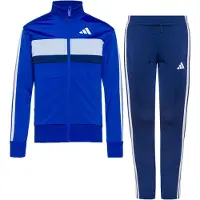 Adidas Survêtement 'Seasonal Essentials Tiberio' bleu marine / bleu roi / bleu clair / blanc