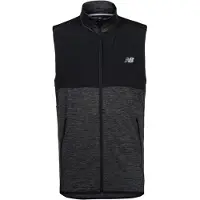 New Balance Heat Grid Vest Homme - Vestes, Noir - Taille M - Poly Jersey
