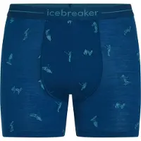 Icebreaker Merino 150 Anatomica Snow Day Boxers Bleu S Homme