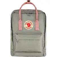 Fjällräven Sac à dos 'Kånken' gris fumé / rose / rouge