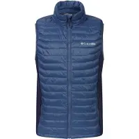 Columbia Powder Pass Hybrid Vest Bleu S Homme