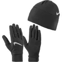 Nike Set Bonnet et Gants Essential Running Femme