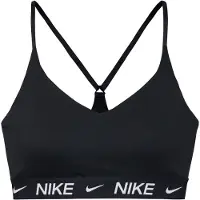 Nike Soutien-gorge de sport 'Indy' noir / blanc
